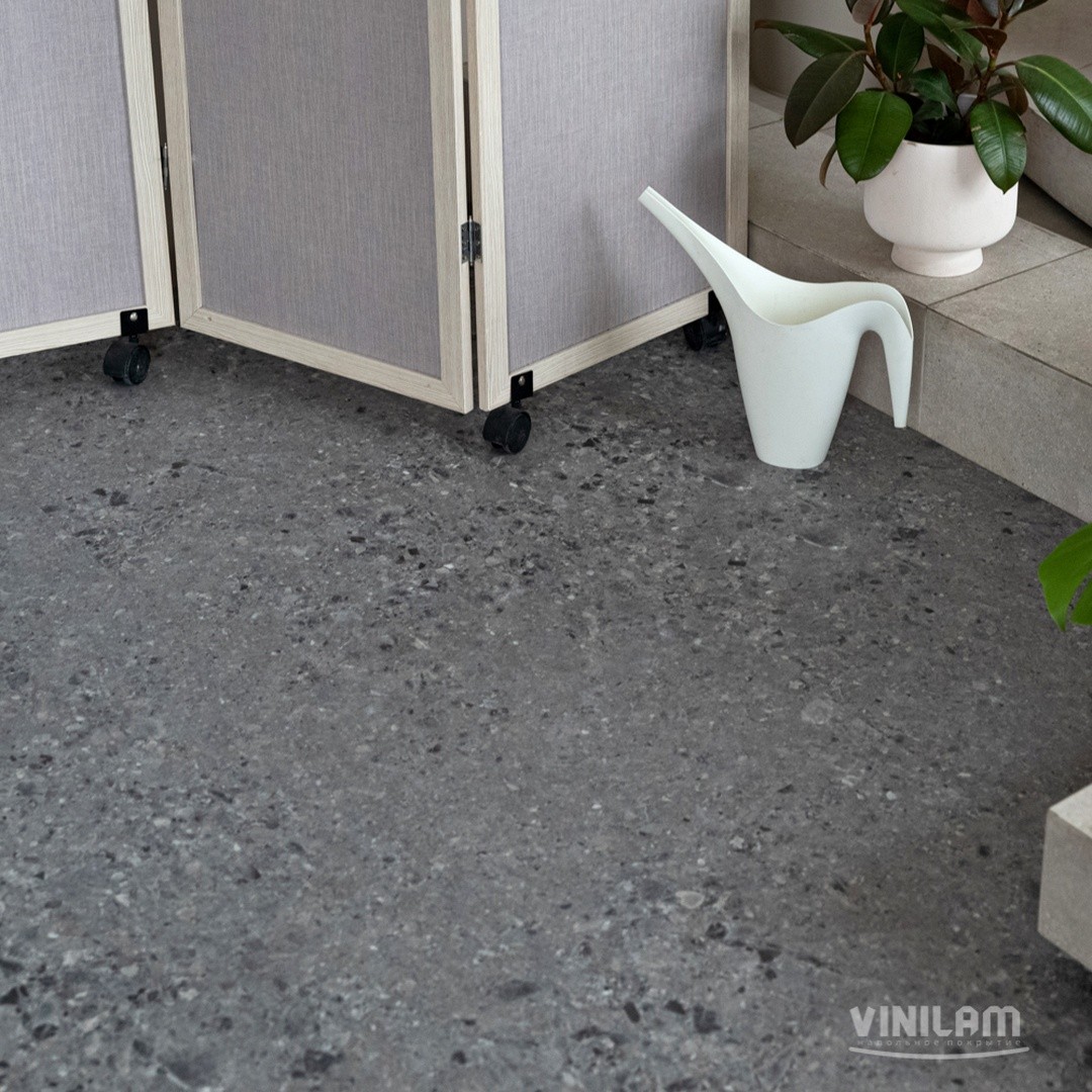 LVT ламинат CERAMO VINILAM XXL STONE GLUE 4V 43кл 71613 Терраццо