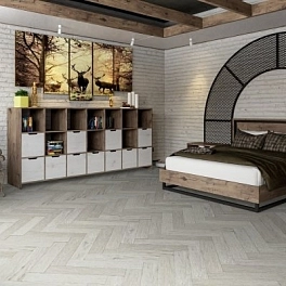Усовершенствованная кварц-виниловая LVT плитка DAMY FLOOR London 4V 43кл 191023EL-04-LVT Йорк 
