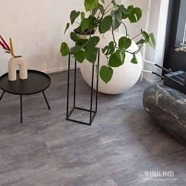 WPC ламинат CERAMO VINILAM STONE 4V 43кл Цемент Серый 71616+пробковая подложка