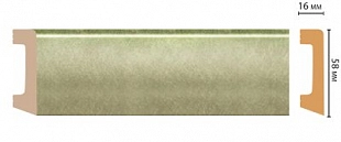 Напольный плинтус DECOMASTER D234 2400*58*16мм 373