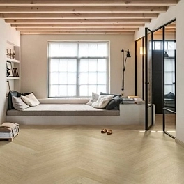LVT плитка Quick Step PRISTINE 4V 33кл Дуб безмятежный натуральный светлый SGHB 20331