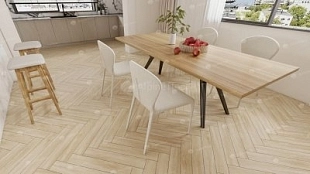 Ламинат ALPINE FLOOR Herringbone 12 4V 34кл Дуб Эльба LF105-04 (Снят с производства!)