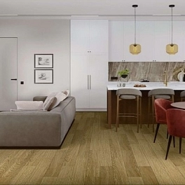 LVT плитка DAMY FLOOR Family 4V 43кл 190902-07F-LVT Дуб Золотой